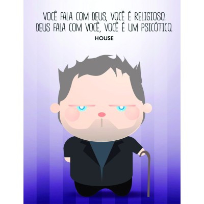 Placa Decorativa     DR. house